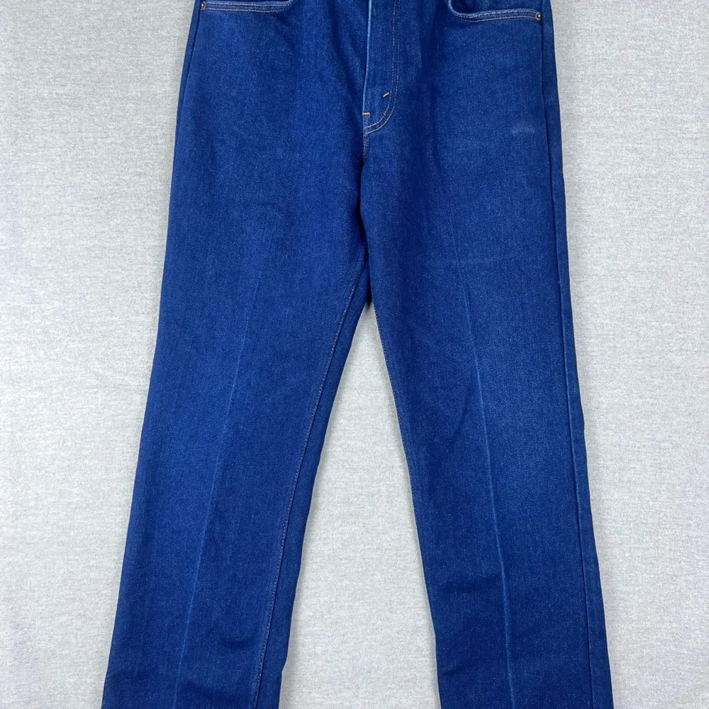 Vintage‎ Levis 505 Straight Leg Jeans Dark Wash Blue Denim Mens 32x29